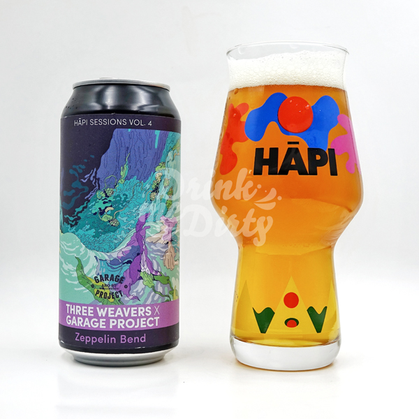 Hāpi Sessions Vol. 4 Three Weavers x Garage Project “Zeppelin Bend” (8% ABV) American IPA